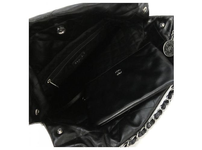 Bolsa de Ombro Chanel 22 Line AS3261 Preto - vista 6