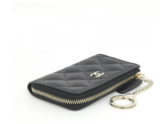 Chanel Timeless Classic Line Coin & Key Case Black - view 3