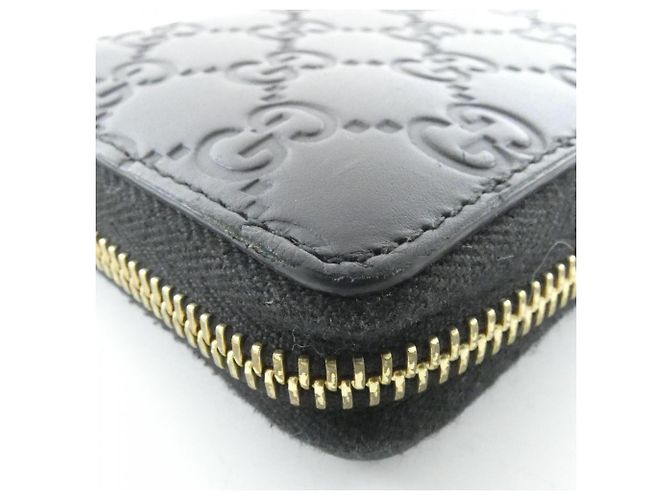 Portafoglio lungo Gucci Icon bi-fold in pelle nera Nero - vista 2