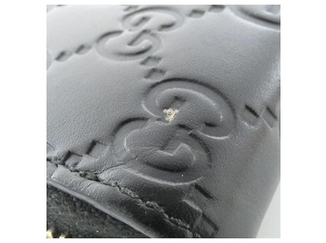 Portafoglio lungo Gucci Icon bi-fold in pelle nera Nero - vista 3