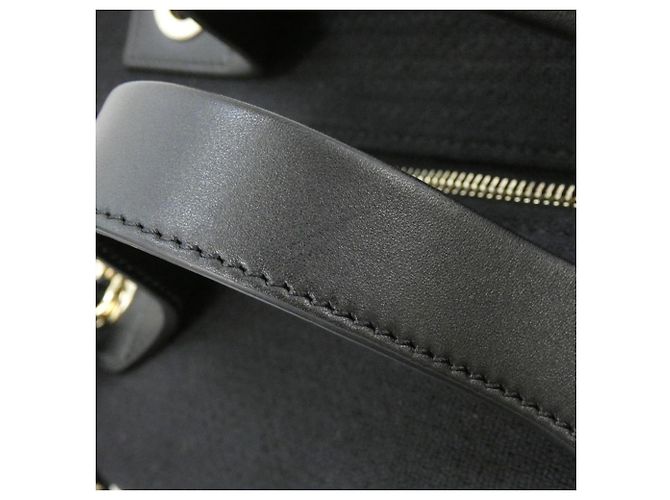 Borsa Boston Chanel Deauville Line AS4166 Nero - vista 6