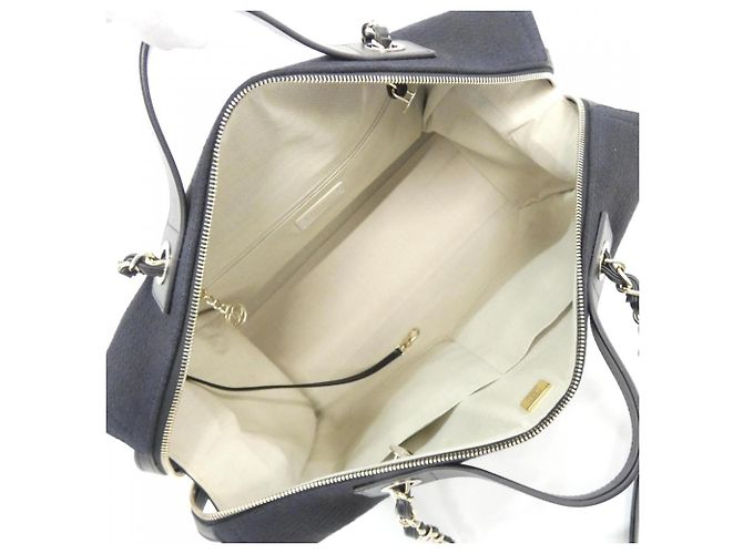 Borsa Boston Chanel Deauville Line AS4166 Nero - vista 7