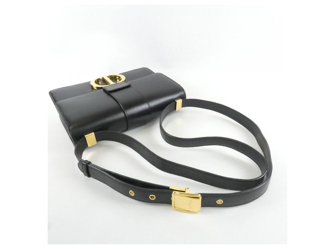 Christian Dior 30 Montaigne Schultertasche Schwarz Weiß - Ansicht 7