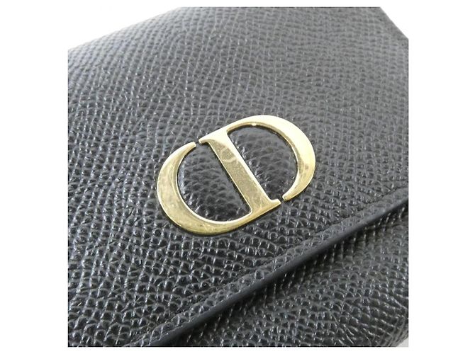Portafoglio tri-fold Christian Dior 30 Montaigne Nero - vista 4
