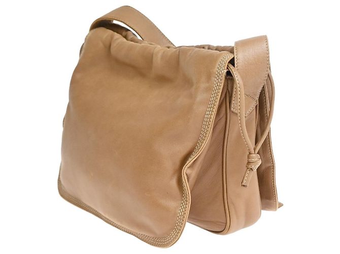 Loewe Anagram Leather Bege - vista 4
