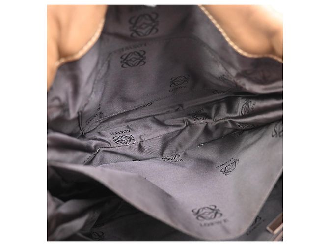 Loewe Anagram Leather Bege - vista 5