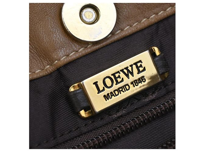 Loewe Anagram Leather Bege - vista 7