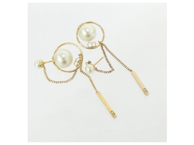 Christian Dior Tribal E0956TRIRS Ohrringe Weiß Golden - Ansicht 3