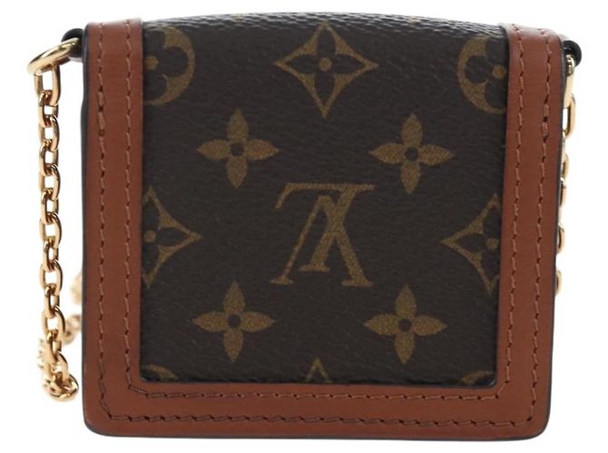 Louis Vuitton Dauphine Reverse Monogram Canvas Micro Marron - vue 2