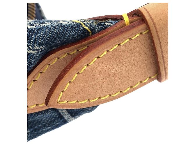 Louis Vuitton Monogram Denim Baggy PM M95049 Schultertasche Blau - Ansicht 4