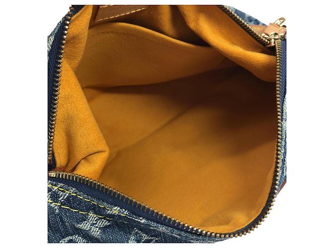 Louis Vuitton Monogram Denim Baggy PM M95049 Schultertasche Blau - Ansicht 8