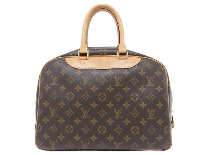 Bolsa de mão de cosméticos Louis Vuitton Monogram Bowling Marrom - vista 2