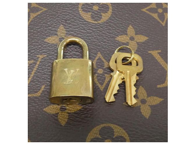 Bolsa de mão de cosméticos Louis Vuitton Monogram Bowling Marrom - vista 7