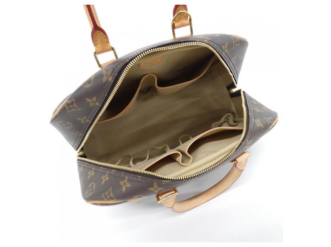 Bolsa de mão de cosméticos Louis Vuitton Monogram Bowling Marrom - vista 9