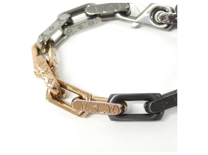 Pulsera de cadena con dije Monogram Louis Vuitton Negro - vista 2