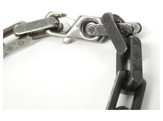 Pulsera de cadena con dije Monogram Louis Vuitton Negro - vista 3