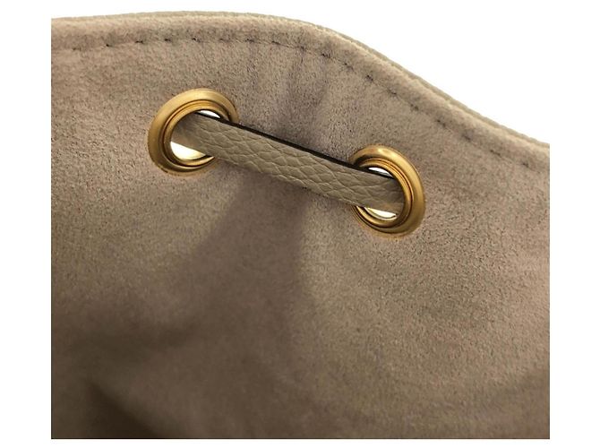 Noe Louis Vuitton Bicolor Monogram Empreinte Nano Noé Schultertasche Grau Roh - Ansicht 8