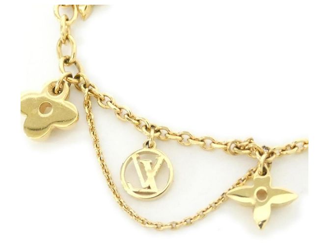 Bracciale Blooming Charm Louis Vuitton D'oro - vista 3