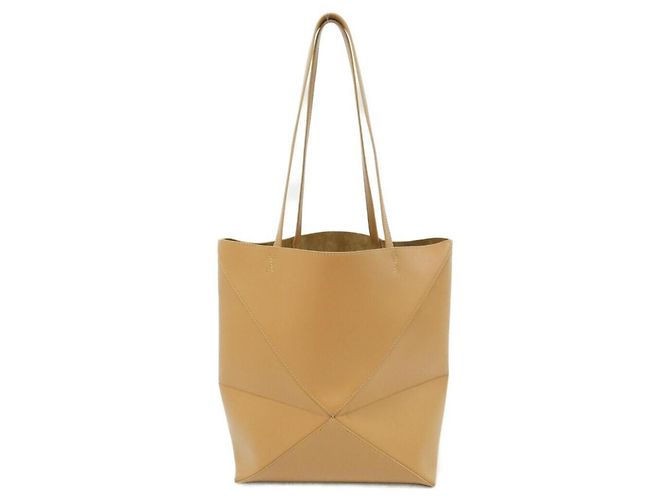 mala Loewe Puzzle Fold Tote Bege - vista 2