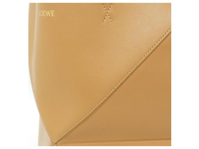 mala Loewe Puzzle Fold Tote Bege - vista 4