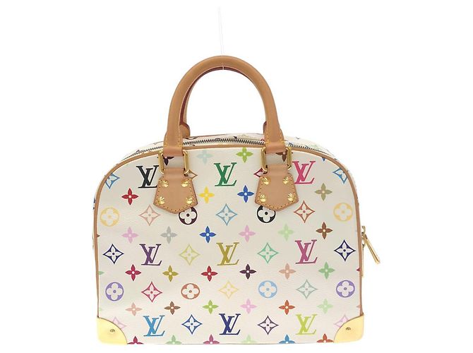 Louis Vuitton Multicolor Trouville Handtasche Weiß - Ansicht 2