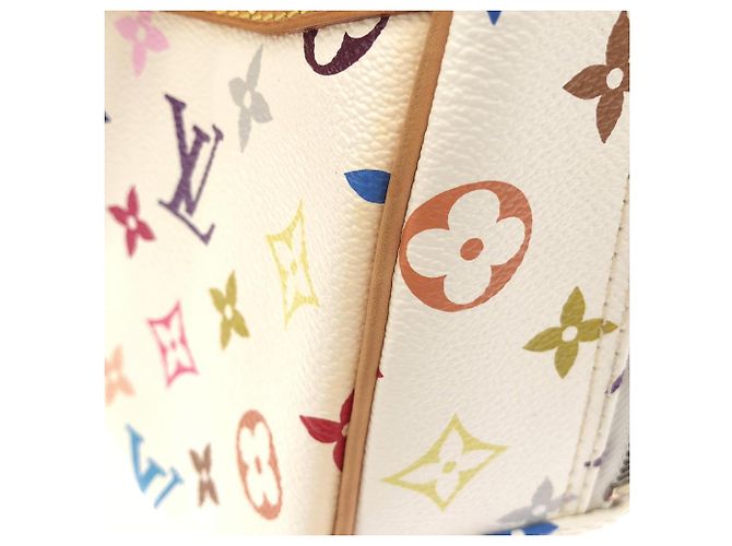 Louis Vuitton Multicolor Trouville Handtasche Weiß - Ansicht 4