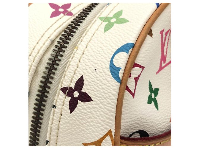 Louis Vuitton Multicolor Trouville Handtasche Weiß - Ansicht 5