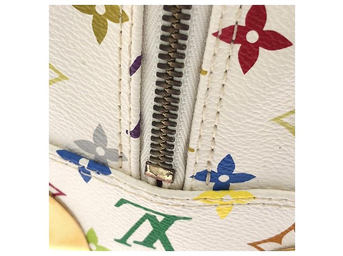 Louis Vuitton Multicolor Trouville Handtasche Weiß - Ansicht 6
