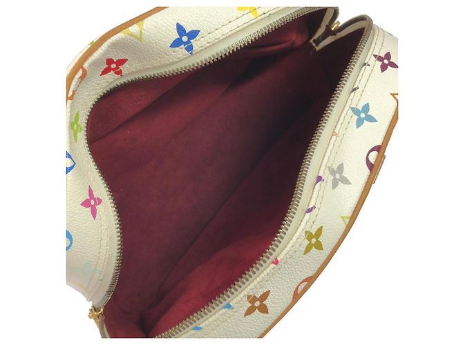 Louis Vuitton Multicolor Trouville Handtasche Weiß - Ansicht 8