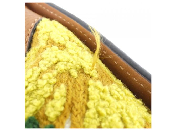 Sac à épaule mini Loewe Hammock à cordon de serrage Jaune - vue 6