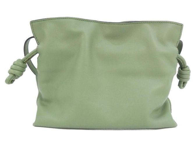Borsa a mano Loewe Flamenco Clutch Mini Verde - vista 2