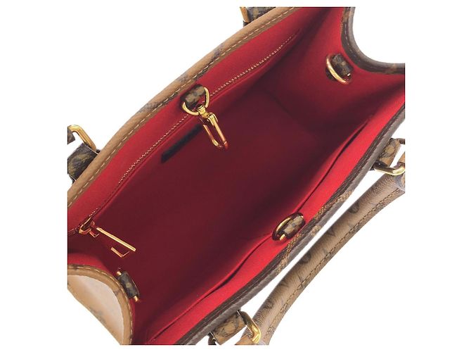 Bolso Louis Vuitton Monogram Giant OnTheGo PM Castaño - vista 8