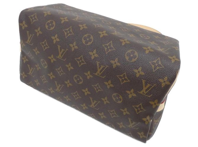 Louis Vuitton Monogram Speedy Bandoulière Boston Tasche Braun - Ansicht 2