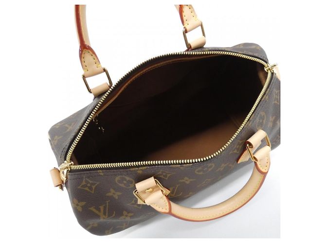 Louis Vuitton Monogram Speedy Bandoulière Boston Tasche Braun - Ansicht 7