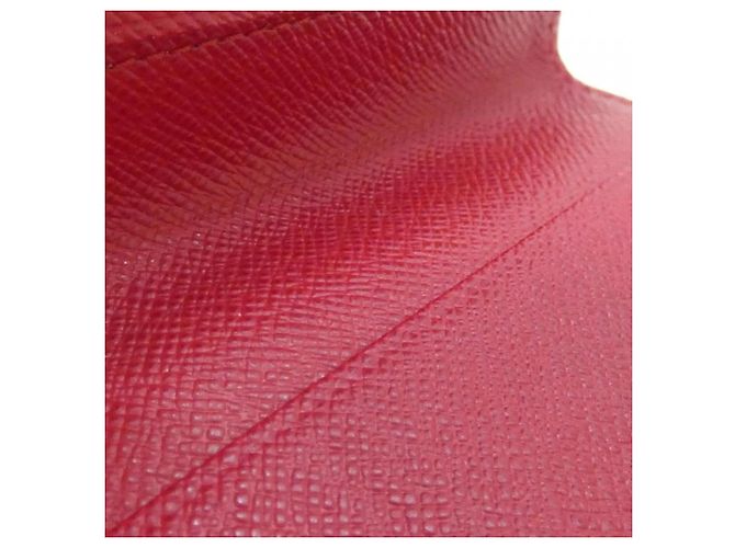 Portefeuille compact zippé Louis Vuitton Monogram Cherry Marron Rouge - vue 5