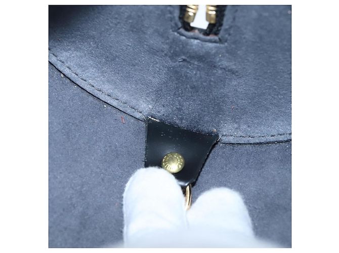 Borsa a mano LOUIS VUITTON Epi Soufflot Nera M52222 LV Auth 204574V Nero - vista 11