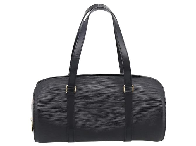 Borsa a mano LOUIS VUITTON Epi Soufflot Nera M52222 LV Auth 204574V Nero - vista 13