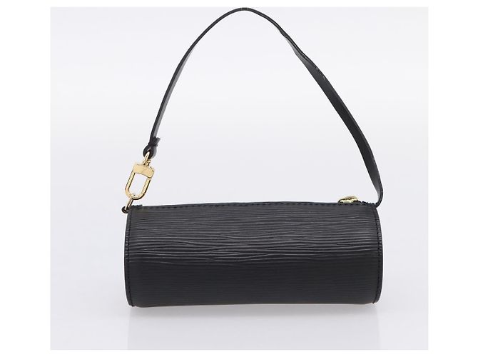 Borsa a mano LOUIS VUITTON Epi Soufflot Nera M52222 LV Auth 204574V Nero - vista 23
