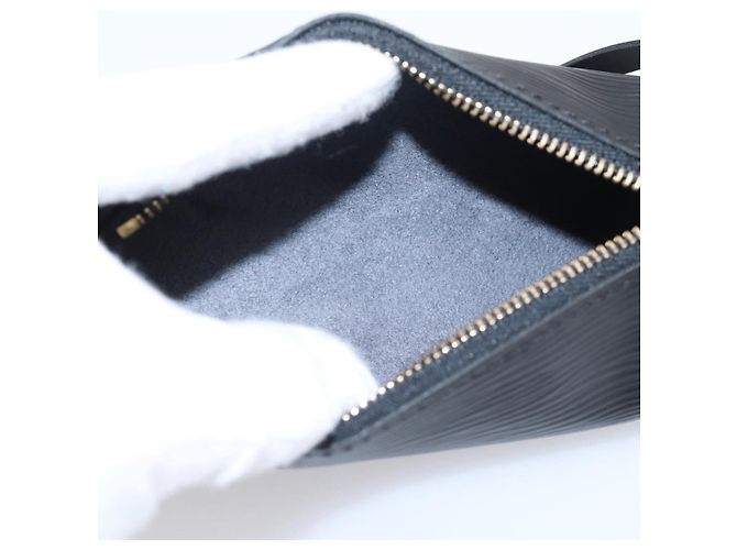 Borsa a mano LOUIS VUITTON Epi Soufflot Nera M52222 LV Auth 204574V Nero - vista 24