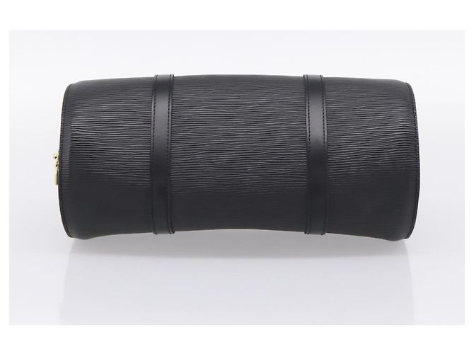 Borsa a mano LOUIS VUITTON Epi Soufflot Nera M52222 LV Auth 204574V Nero - vista 5