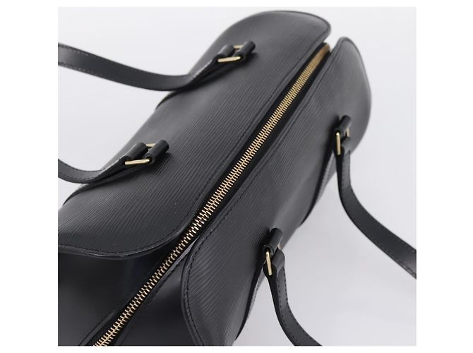 Borsa a mano LOUIS VUITTON Epi Soufflot Nera M52222 LV Auth 204574V Nero - vista 6