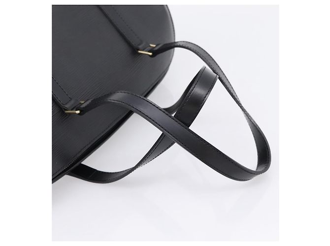 Borsa a mano LOUIS VUITTON Epi Soufflot Nera M52222 LV Auth 204574V Nero - vista 7