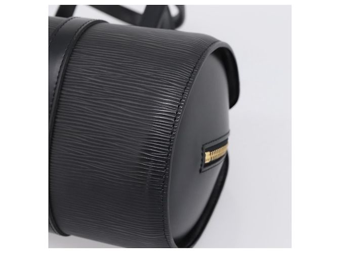 Borsa a mano LOUIS VUITTON Epi Soufflot Nera M52222 LV Auth 204574V Nero - vista 9