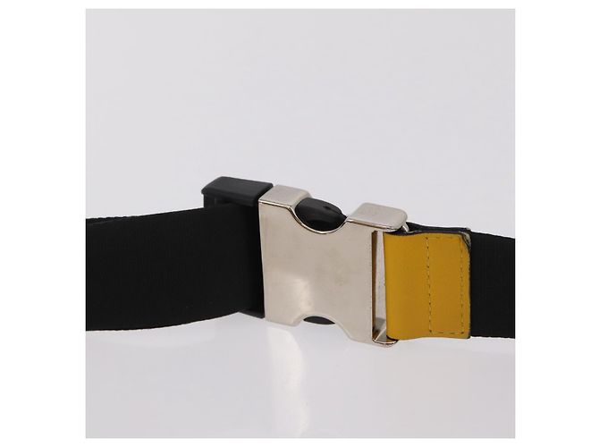 FENDI Zucca Gürteltasche aus Leder Gelb Silber 7VA434 Auth BA16103A - Ansicht 10