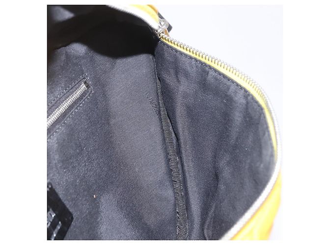 FENDI Zucca Gürteltasche aus Leder Gelb Silber 7VA434 Auth BA16103A - Ansicht 21