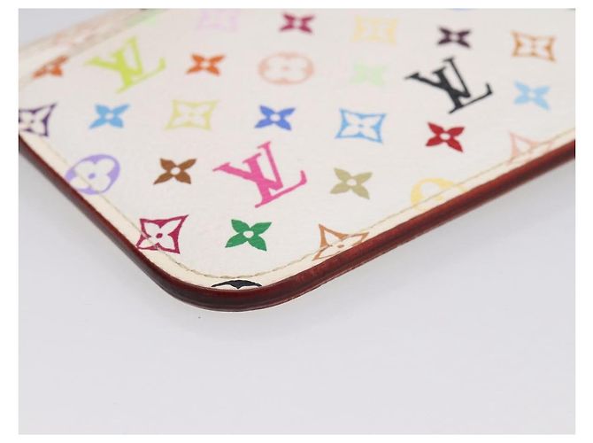 LOUIS VUITTON Multicolor Pochette ClesNM Coin Purse M93734 LV Auth 207645 Weiß - Ansicht 16