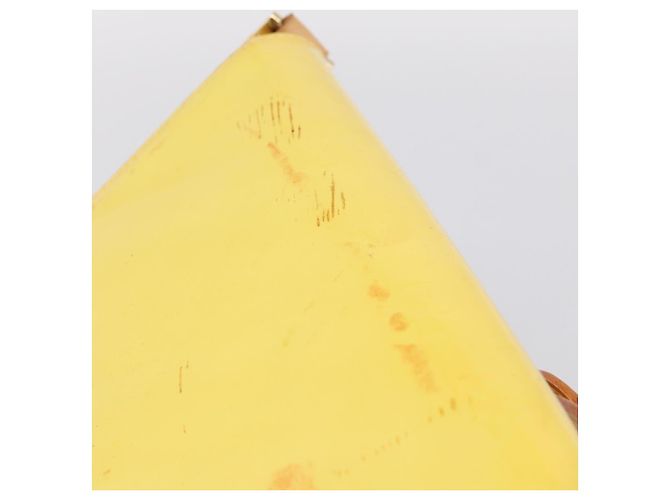 LOUIS VUITTON Monogram Vernis Thompson Street Bag Lime Yellow M91071 Auth 206612 D'oro - vista 9