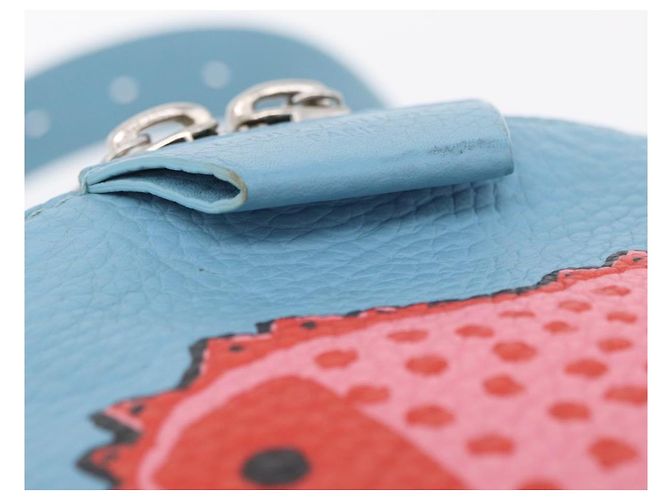 LOUIS VUITTON Borsa Maxi Bum Bag Taurillon Monogram Light Blue M21715 LV Auth BA15760SAV Blu chiaro - vista 10