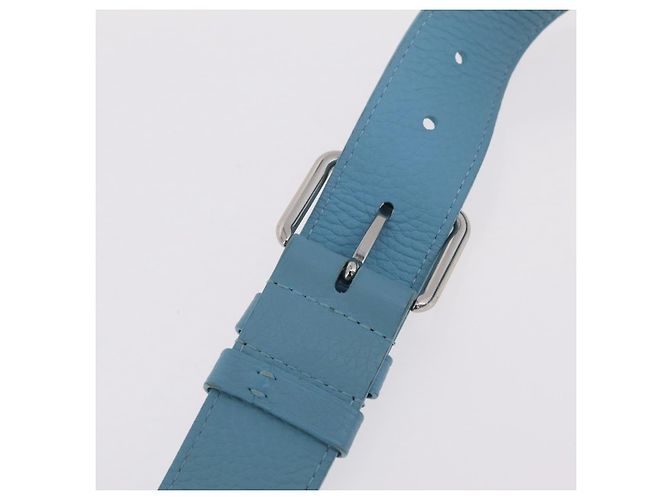 LOUIS VUITTON Borsa Maxi Bum Bag Taurillon Monogram Light Blue M21715 LV Auth BA15760SAV Blu chiaro - vista 15