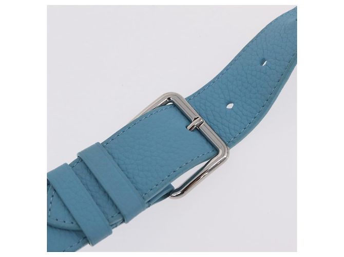 LOUIS VUITTON Borsa Maxi Bum Bag Taurillon Monogram Light Blue M21715 LV Auth BA15760SAV Blu chiaro - vista 16